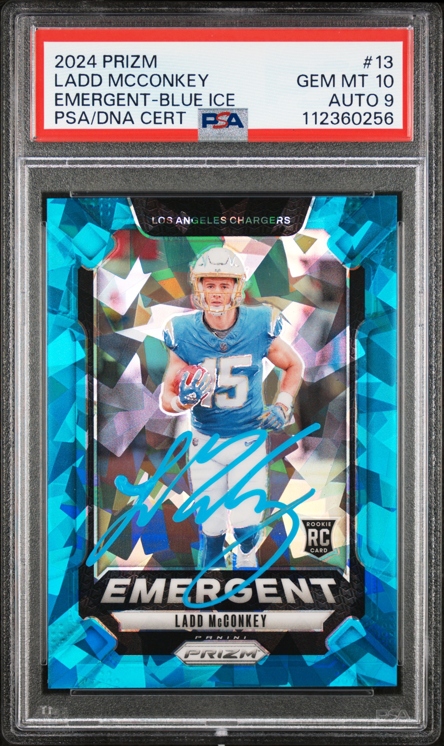PSA 10 McConkey Blue Ice Prizm